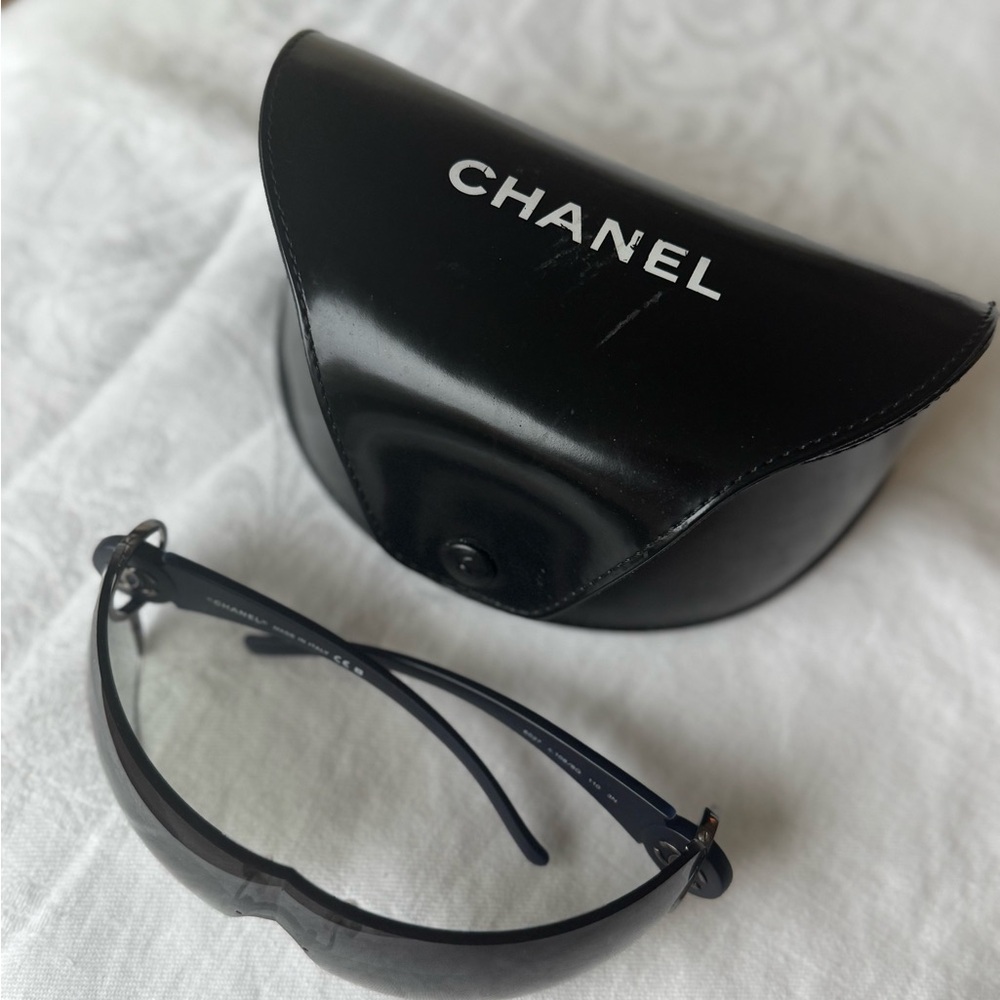 Chanel Dark Gray Sunglasses - Picture 5 of 5